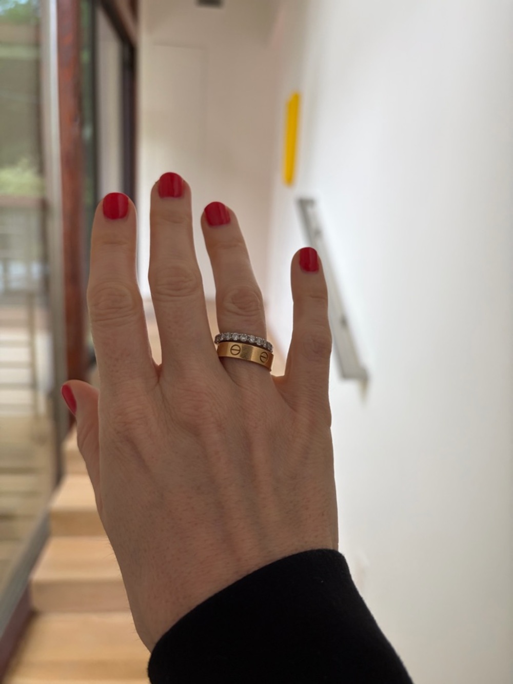 Cartier Yellow Gold love classic Band ring 59 - Picture 13 of 16